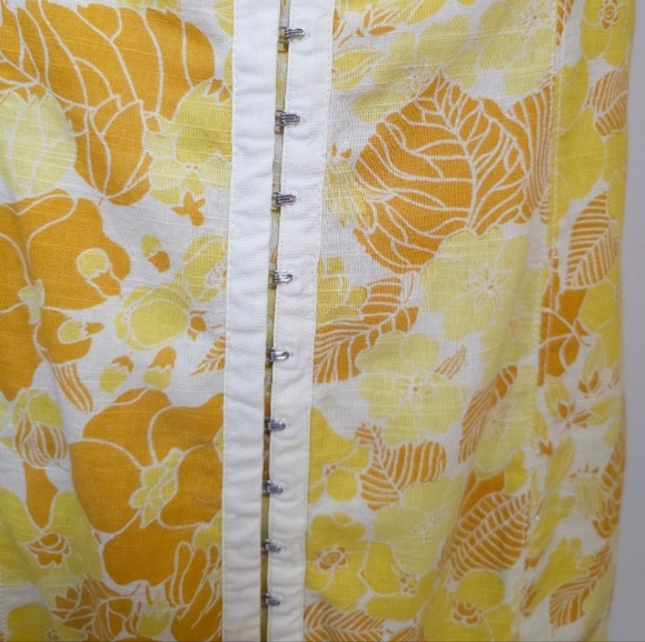 Urban Outfitters Floral Short Sleeve Hook & Eye Mini Dress Size Medium NEW - Picture 6 of 9
